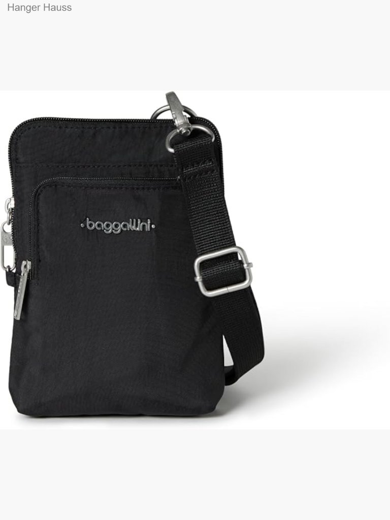 Anti-Theft Securtex Crossbody Bag Lightweight Water-Resistant Locking Zippers